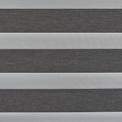 Dual Shade Lustre Charcoal Blackout Night and Day Roller Blinds 